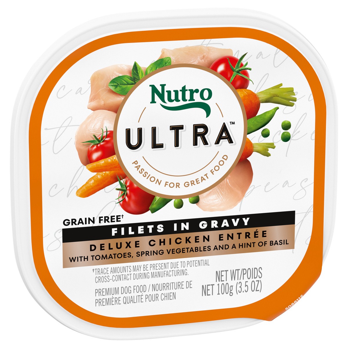 slide 5 of 17, Nutro Ultra Deluxe Chicken Entree Filets in Gravy Premium Dog Food, 3.5 Oz