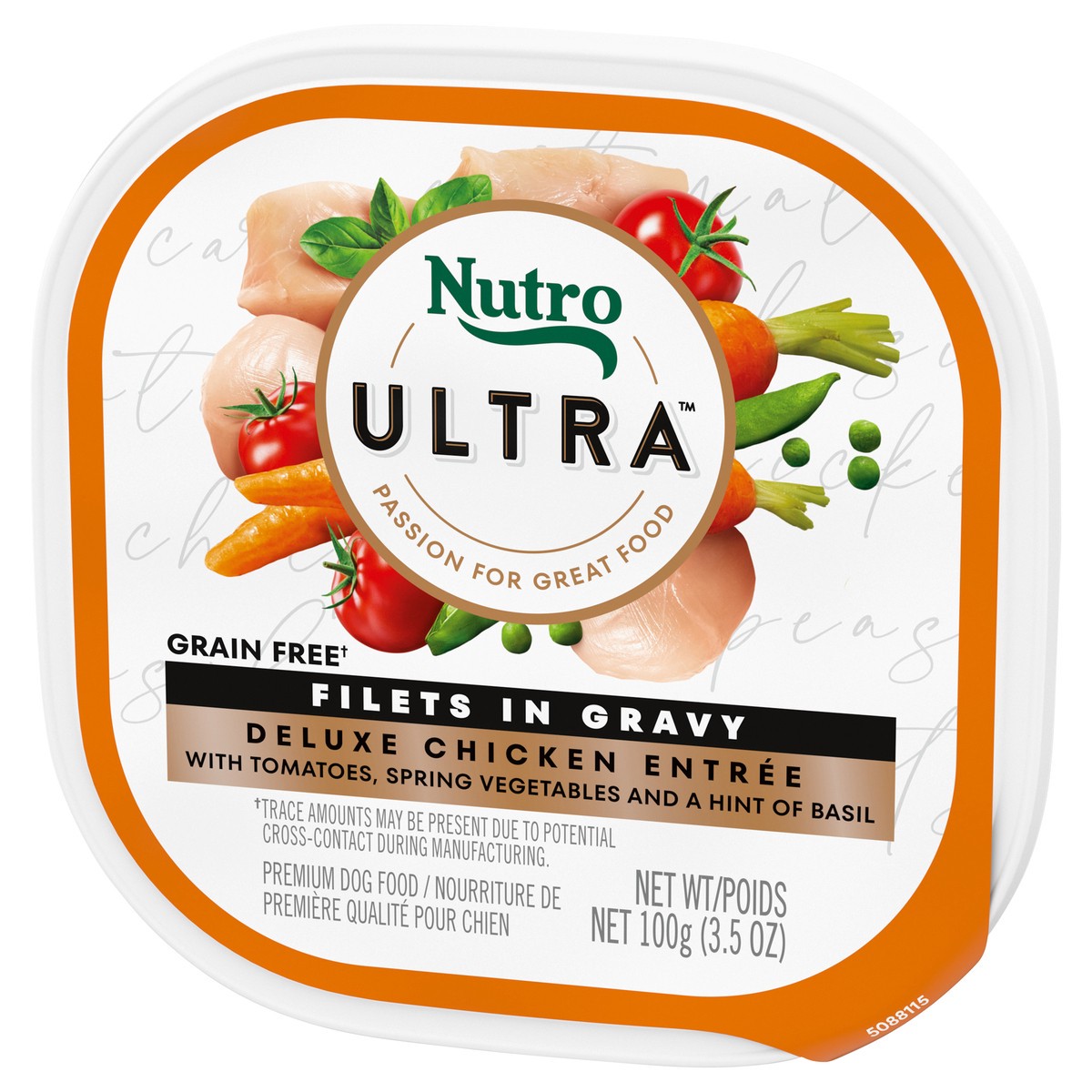 slide 6 of 17, Nutro Ultra Deluxe Chicken Entree Filets in Gravy Premium Dog Food, 3.5 Oz