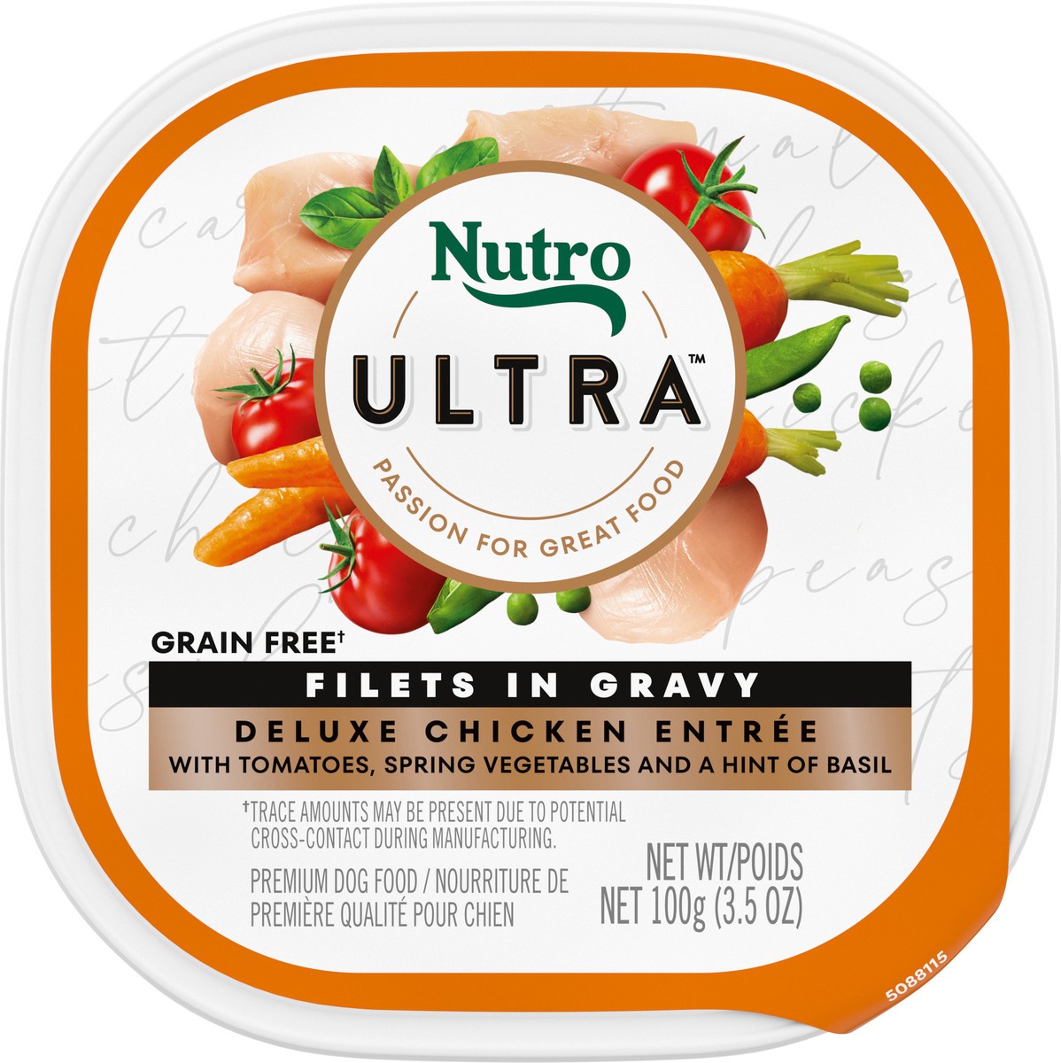 slide 15 of 17, Nutro Ultra Deluxe Chicken Entree Filets in Gravy Premium Dog Food, 3.5 Oz