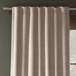 50"x84" Blackout Embossed Velvet Curtain Panel Brown - Threshold™: Tiger Print, UV Protection, Rod Pocket, Indoor Use