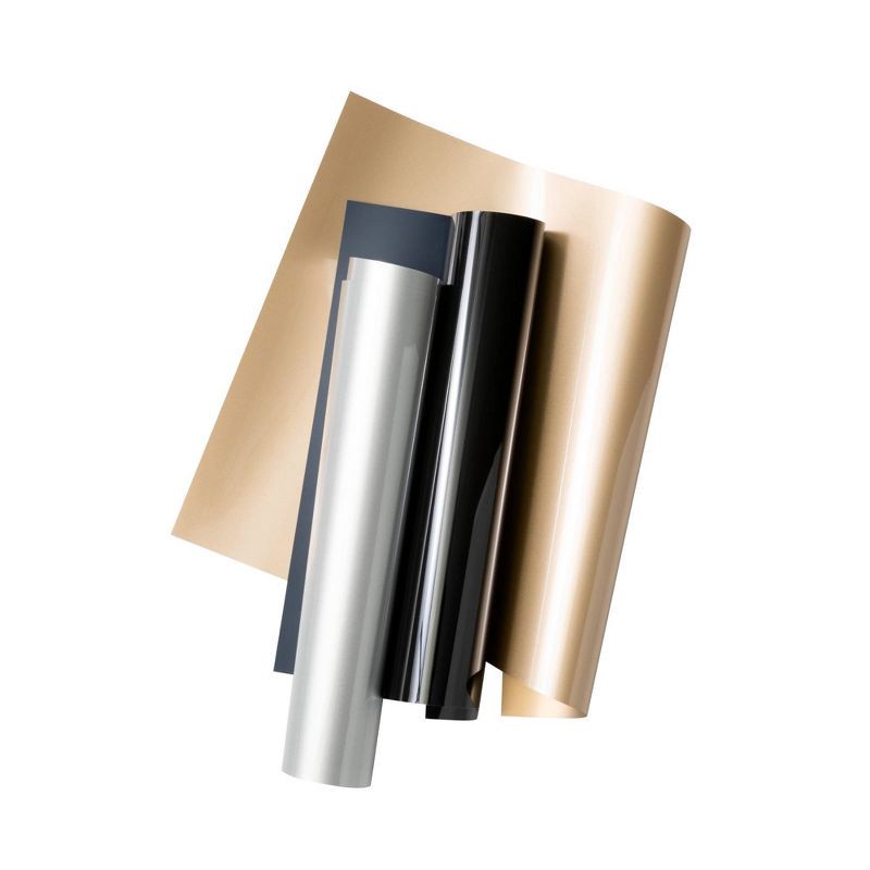 slide 3 of 7, Cricut Joy Xtra 9.5"x12" Smart Iron-on Classics Sampler: Multicolored Craft Cutting Material, 3 Sheets, Compatible with Cricut, 1 ct