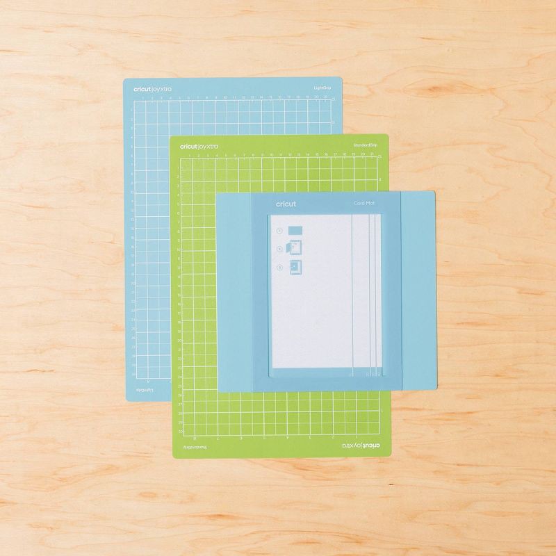 slide 5 of 5, Cricut Joy Xtra Light Grip Mat: Craft Cutting Accessory, 15.5" x 9.5", Blue, Compatible with Cricut Joy Xtra, 1 ct