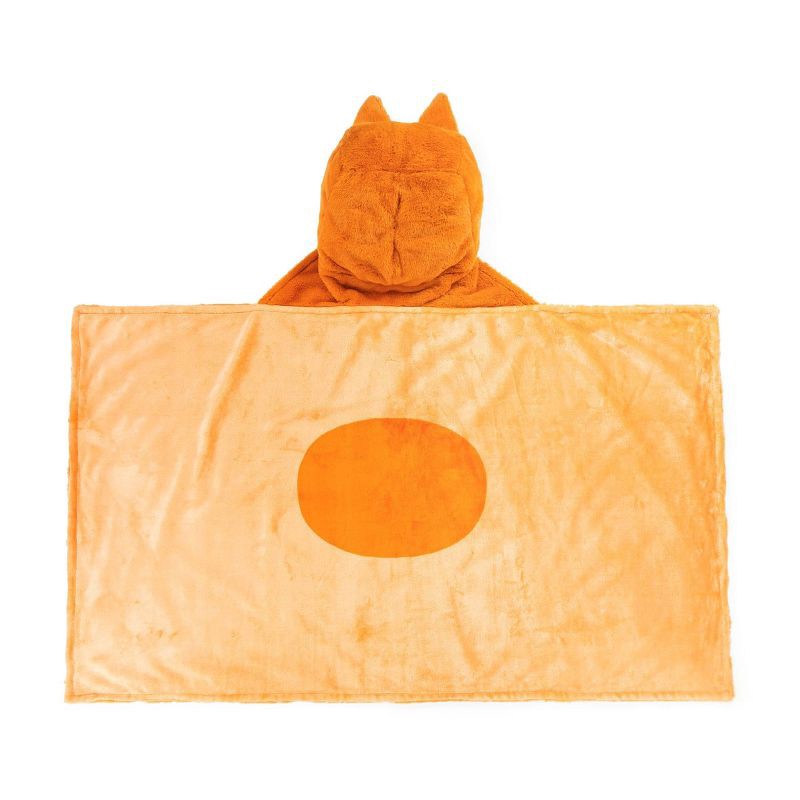 slide 4 of 6, Bingo Kids' Hooded Blanket Orange - Bluey, 1 ct