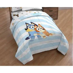 Bluey Twin Kids' Comforter White/Blue