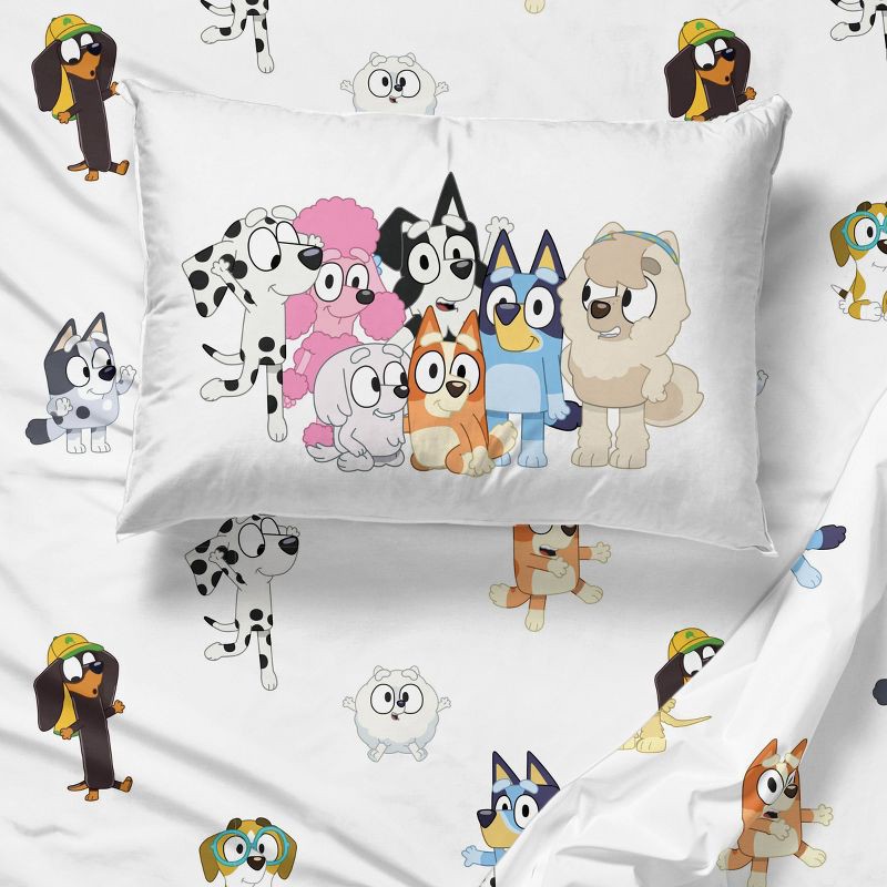 slide 2 of 6, Twin Bluey Kids' Sheet Set, 1 ct