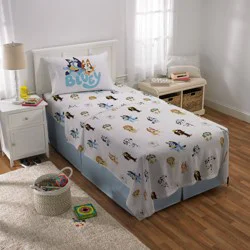 Twin Bluey Kids' Sheet Set