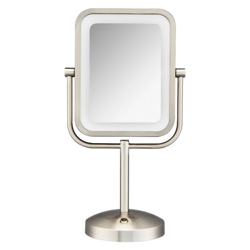 slide 2 of 10, Conair LED Vanity Makeup Mirror - Silver, 1 ct