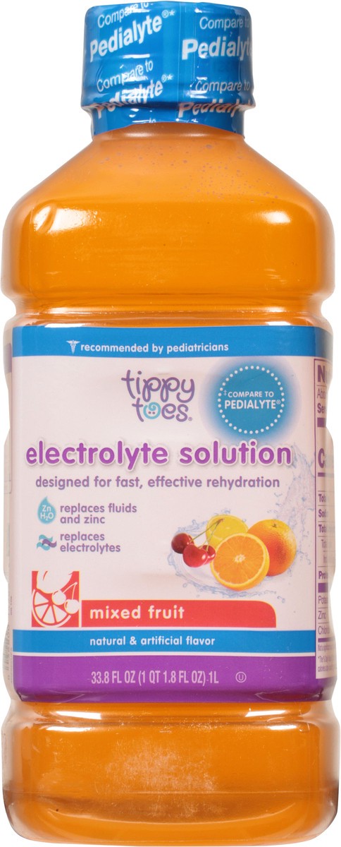 slide 6 of 9, Tippy Toes Pediatric Electrolyte Fruit, 33.8 fl oz