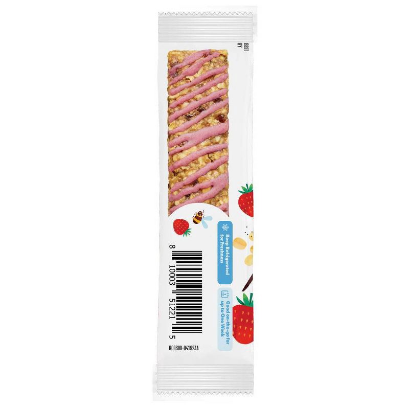 slide 6 of 6, Once Upon a Farm Strawberry Organic Refrigerated Oat Bar - 6.4oz/4ct, 4 ct; 6.4 oz