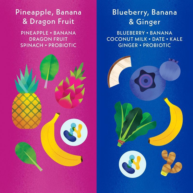 slide 2 of 4, Once Upon a Farm Organic Immunity Blends Variety Pack - 12.8oz/4ct, 4 ct; 12.8 oz