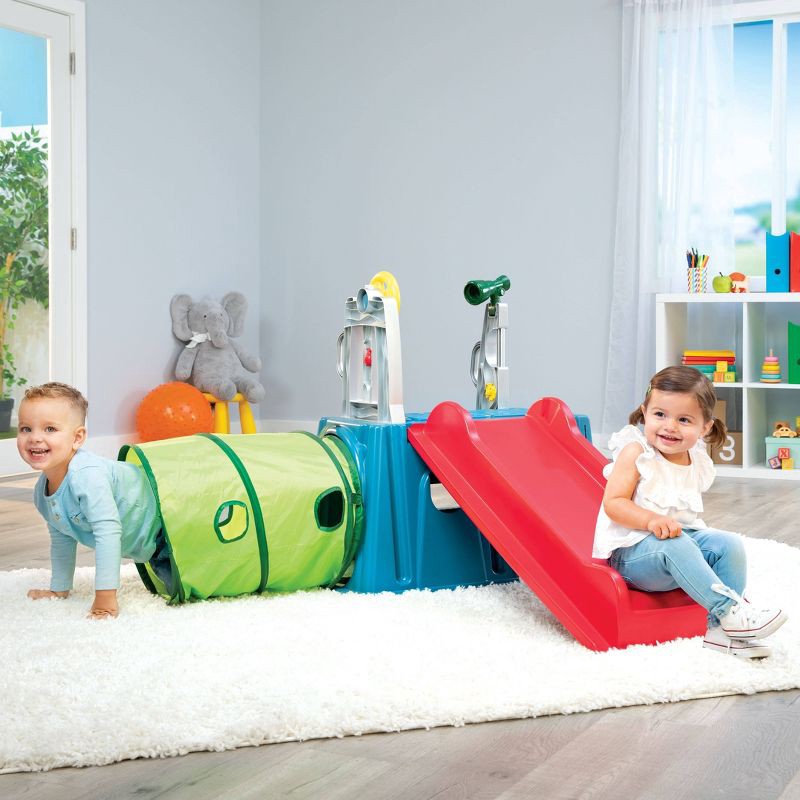 slide 2 of 7, Little Tikes Easy Store Slide and Explore Indoor Outdoor Climber Playset, 1 ct