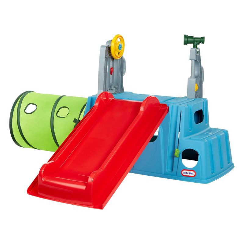slide 1 of 7, Little Tikes Easy Store Slide and Explore Indoor Outdoor Climber Playset, 1 ct