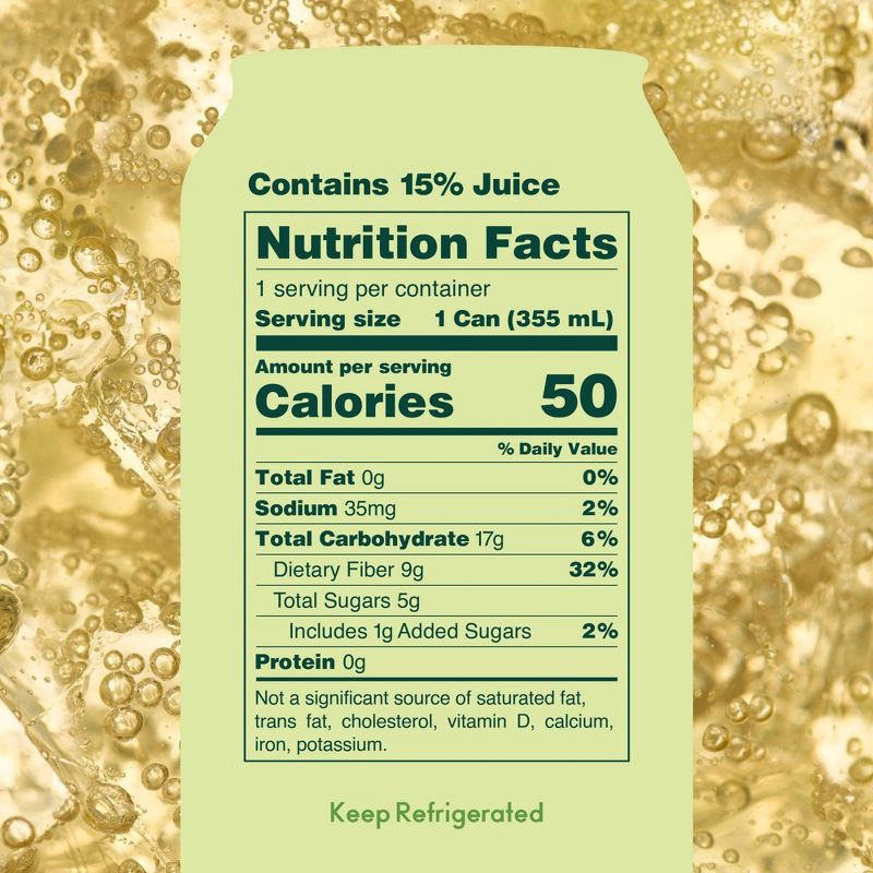 slide 3 of 6, OLIPOP Ginger Ale Prebiotic Soda - 12 fl oz Can, 12 fl oz