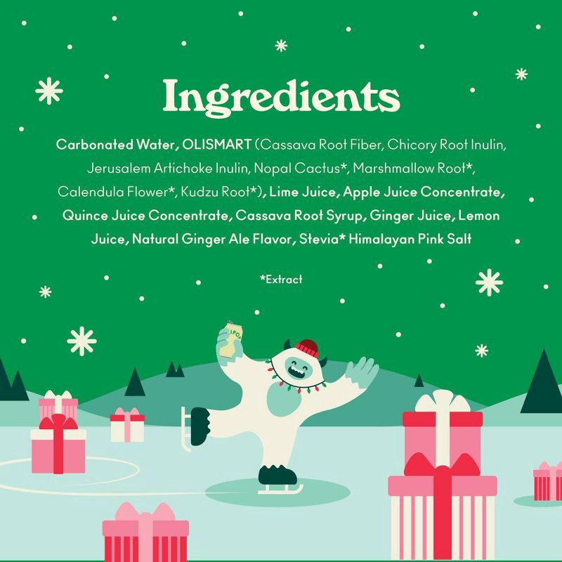slide 4 of 6, OLIPOP Ginger Ale Prebiotic Soda - 12 fl oz Can, 12 fl oz