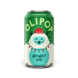 OLIPOP 9g Fiber Prebiotic Soda Ginger Ale - 12 fl oz Can