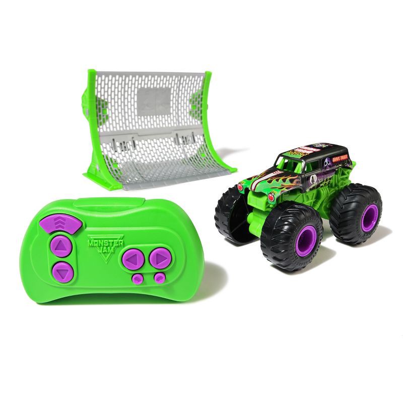 slide 1 of 9, Monster Jam Grave Digger RC Monster Truck 1:64 Scale, 1 ct