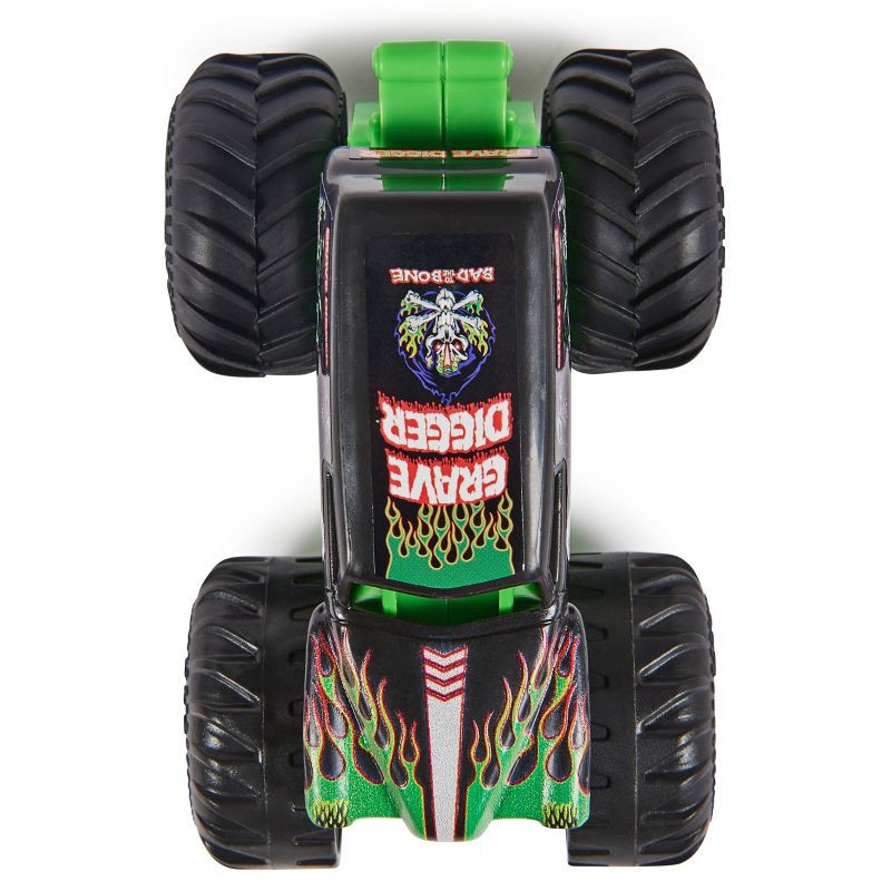 slide 8 of 9, Monster Jam Grave Digger RC Monster Truck 1:64 Scale, 1 ct