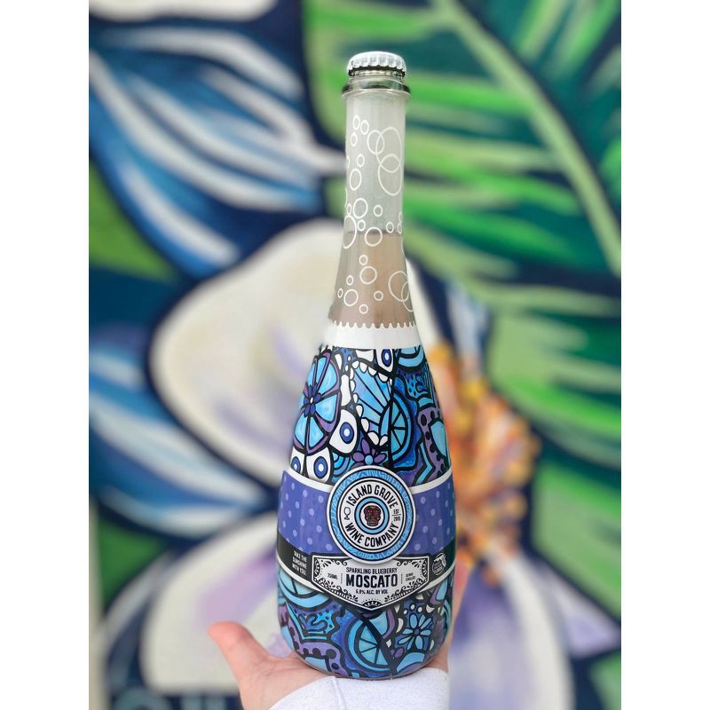 slide 2 of 3, Island Grove Winery Island Grove Sparkling Blueberry Moscato - 750ml Bottle, 750 ml