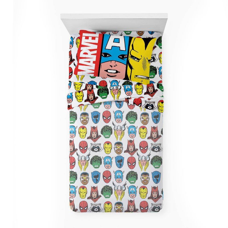 slide 1 of 3, Marvel Avengers Twin Sheet Set, 1 ct