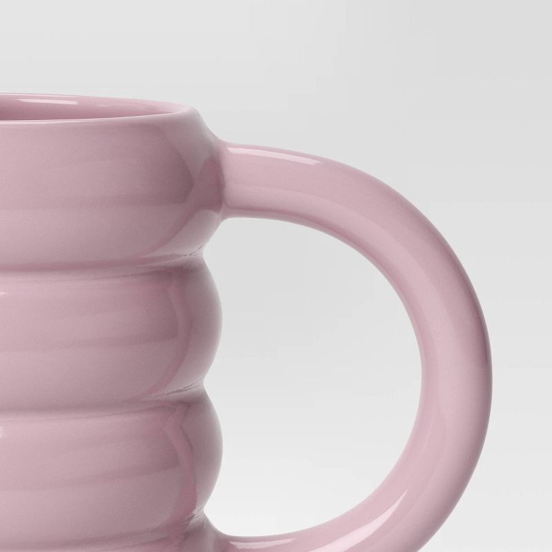 slide 3 of 3, 14oz Stoneware Artisan Mug Purple - Room Essentials™: Coffee Cup, Microwave & Dishwasher Safe, Dorm Room Essential, 14 oz