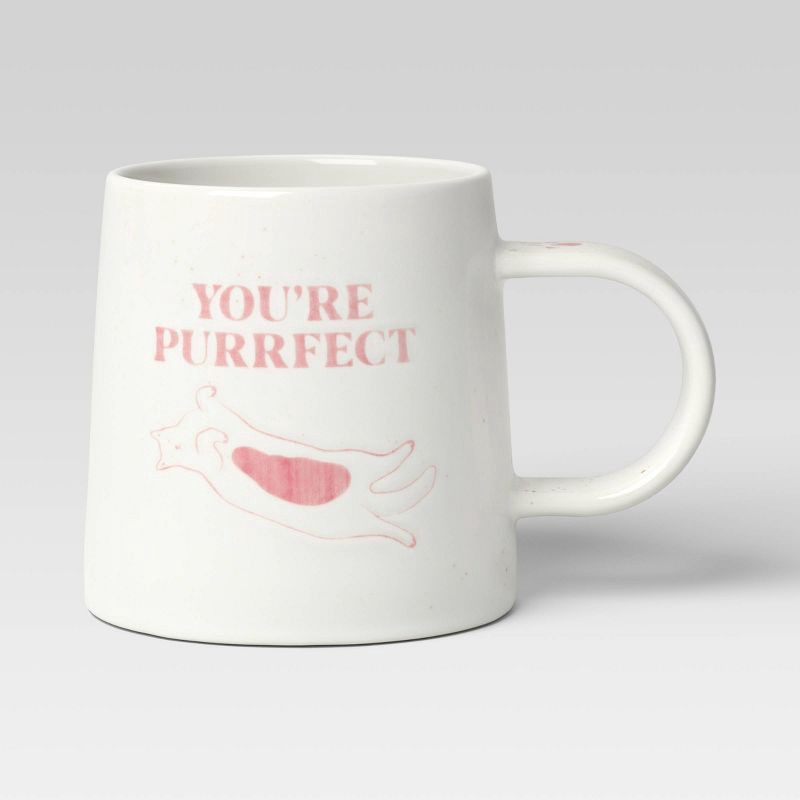 slide 1 of 3, 16oz Stoneware You're Purrfect Mug - Room Essentials™, 16 oz