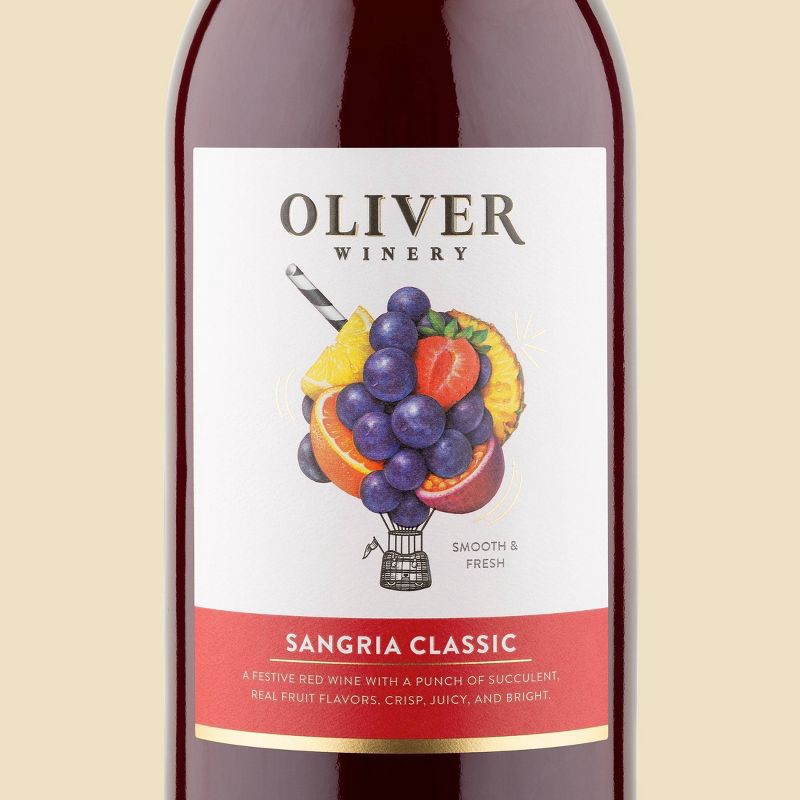 slide 6 of 6, Oliver Sangria Wine - 1.5L, 1.5 liter