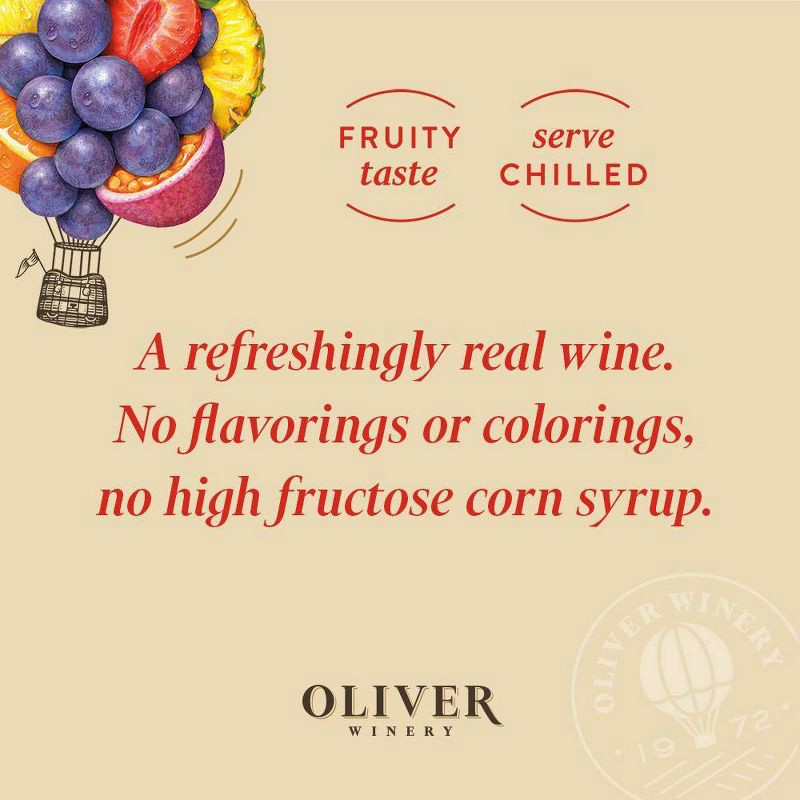 slide 2 of 6, Oliver Sangria Wine - 1.5L, 1.5 liter