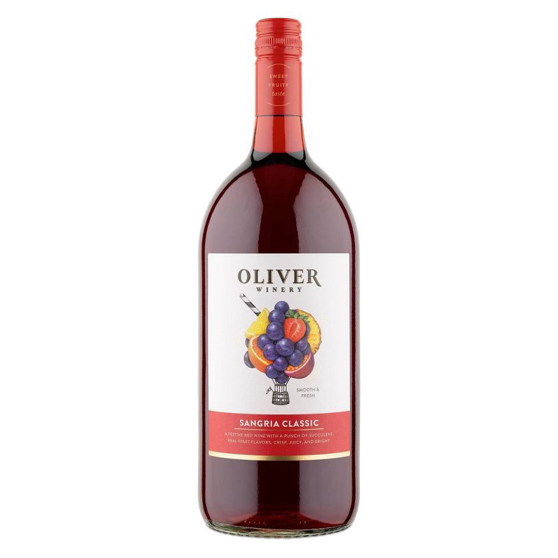 slide 1 of 6, Oliver Sangria Wine - 1.5L, 1.5 liter