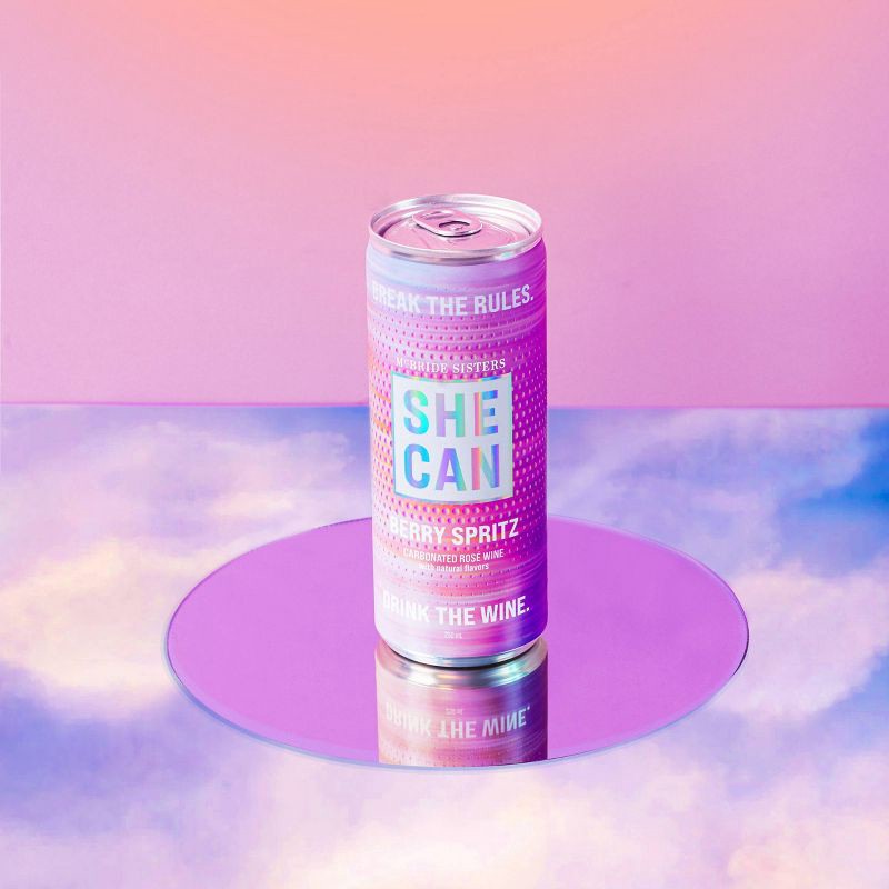 slide 3 of 7, SHE CAN Wines Berry Spritz - 4pk/250ml Cans, 4 ct; 250 ml