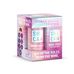 SHE CAN Wines Berry Spritz - 4pk/250ml Cans