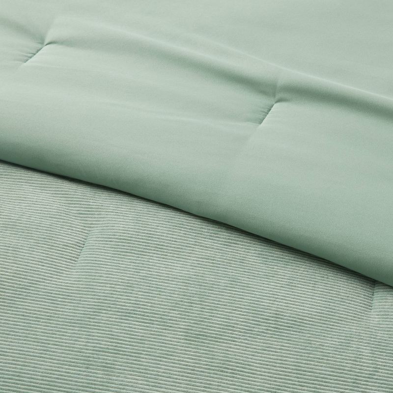 slide 3 of 3, Twin/Twin Extra Long Corduroy Plush Comforter Sage Green - Room Essentials™, 1 ct