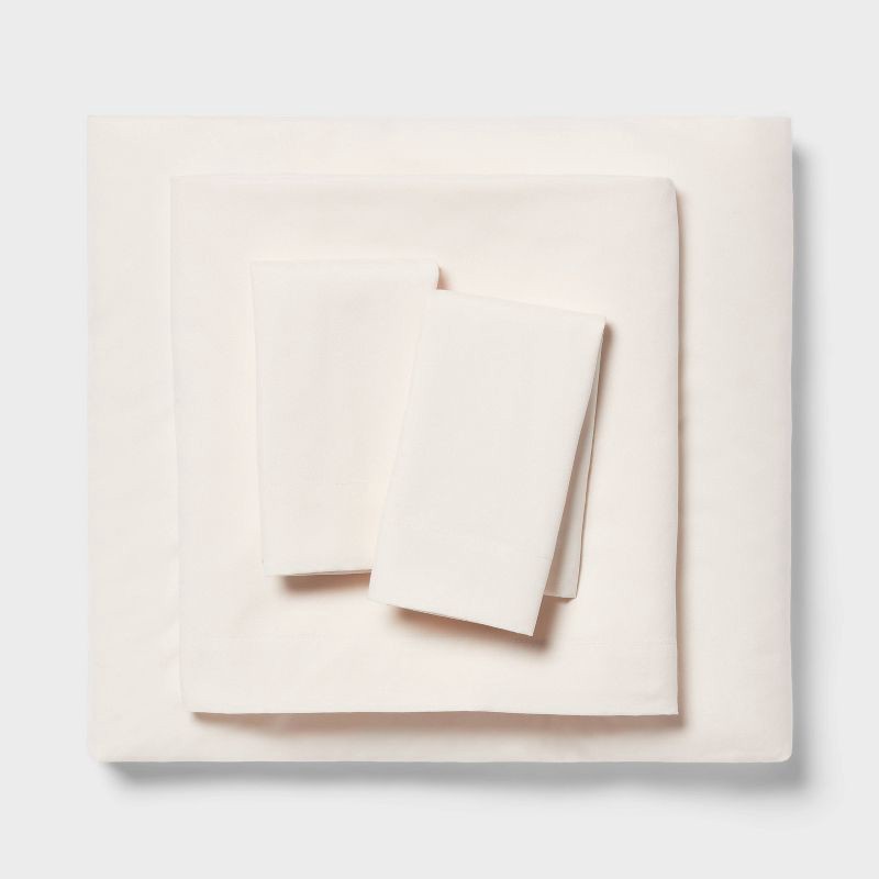 slide 5 of 8, Twin/Twin Extra Long Printed Comforter Set Black/White - Room Essentials™: Includes Sheets, Sham, OEKO-TEX Certified, 1 ct