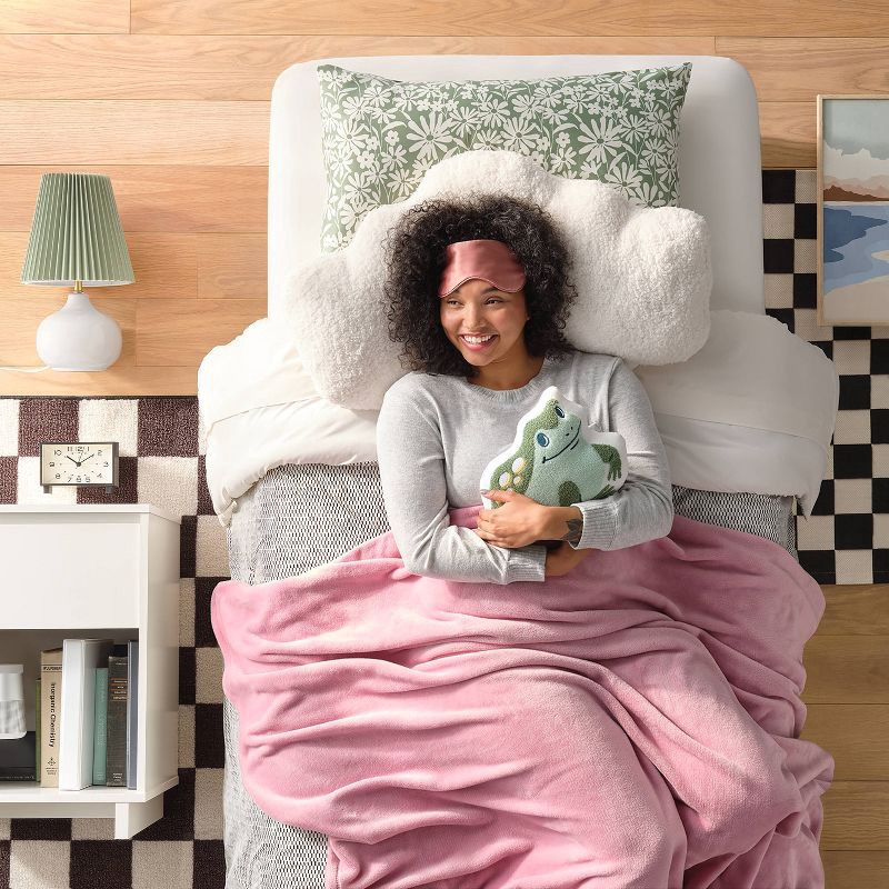 slide 8 of 8, Twin/Twin Extra Long Printed Comforter Set Black/White - Room Essentials™: Includes Sheets, Sham, OEKO-TEX Certified, 1 ct