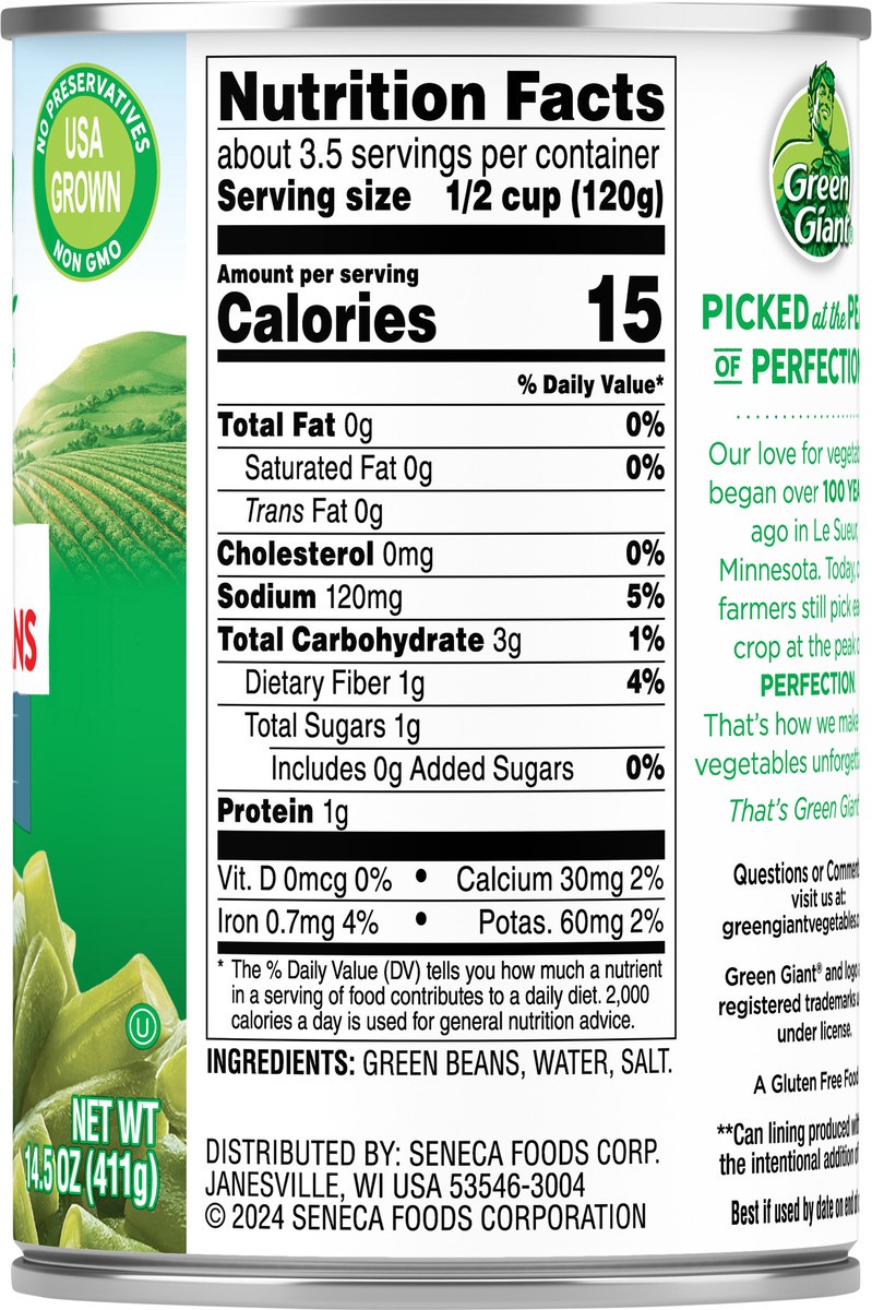 slide 8 of 8, Green Giant Cut Green Bean Ls, 14.5 oz