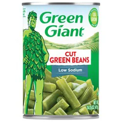 Green Giant Low Sodium Cut Green Beans 14.5 oz
