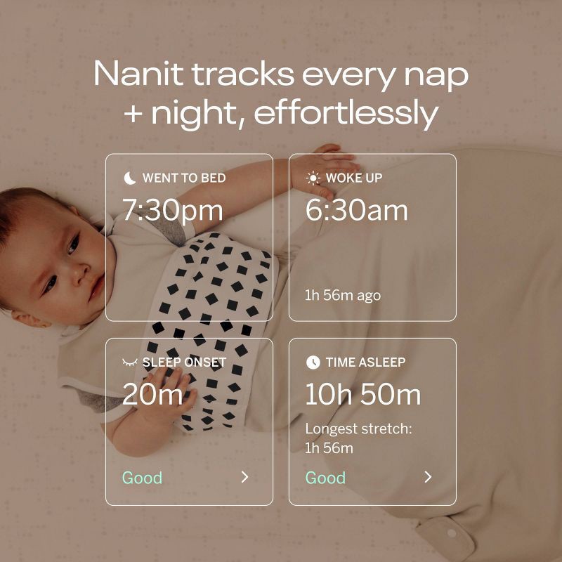 slide 6 of 9, Nanit Pro Smart Baby Monitor & Floor Stand - White, 1 ct