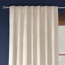 50"x84" Blackout Textured Plaid Curtain Panel Ivory - Threshold™