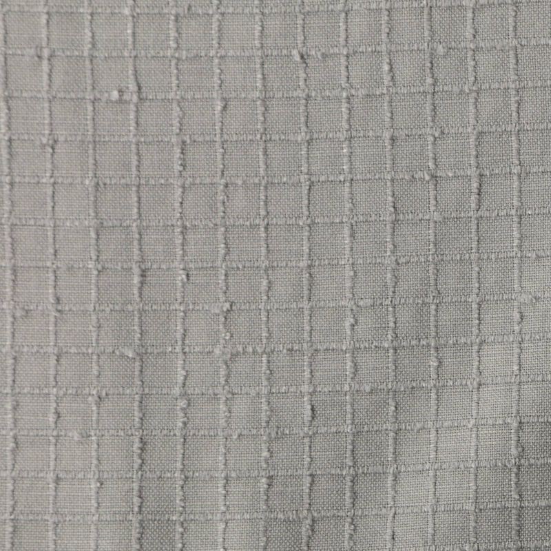 slide 5 of 7, 50"x63" Blackout Textured Plaid Curtain Panel Gray - Threshold™, 1 ct