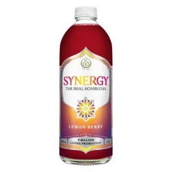 GT's Synergy The Real Kombucha, Lemon Berry - 48oz