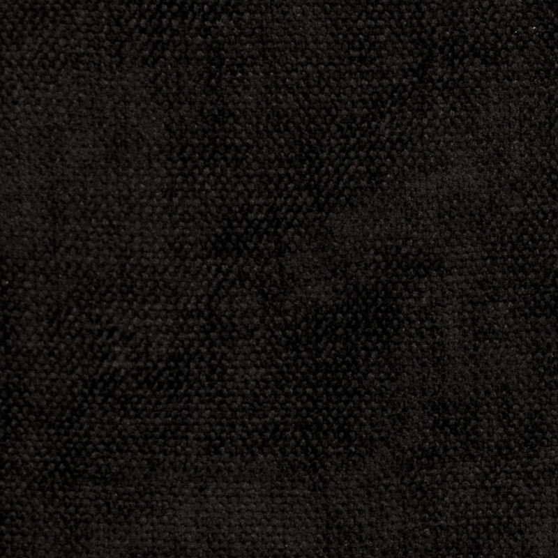 slide 5 of 7, 50"x63" Blackout Chenille Curtain Panel Black - Threshold™: Solid Polyester, Indoor, Back Tab, Rod Pocket, 1 ct