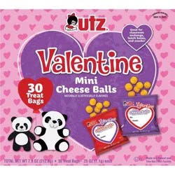 Utz Valentine's Mini Cheese Balls - 7.5oz/30ct