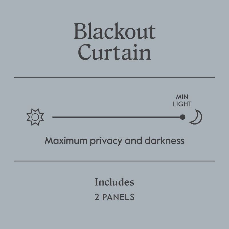 slide 6 of 7, 2pk 50"x63" Blackout Velvet Curtain Panels Green - Threshold™: Solid Woven, Machine Wash, OEKO-TEX Certified, 2 ct