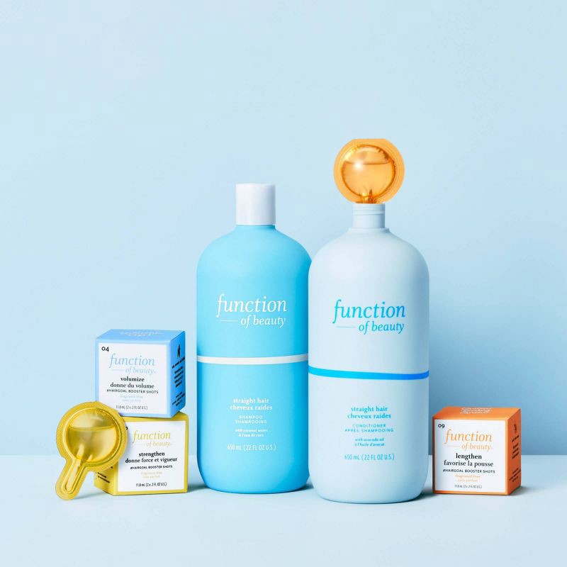 slide 4 of 5, Function of Beauty Straight Jumbo Conditioner - 22 fl oz, 22 fl oz