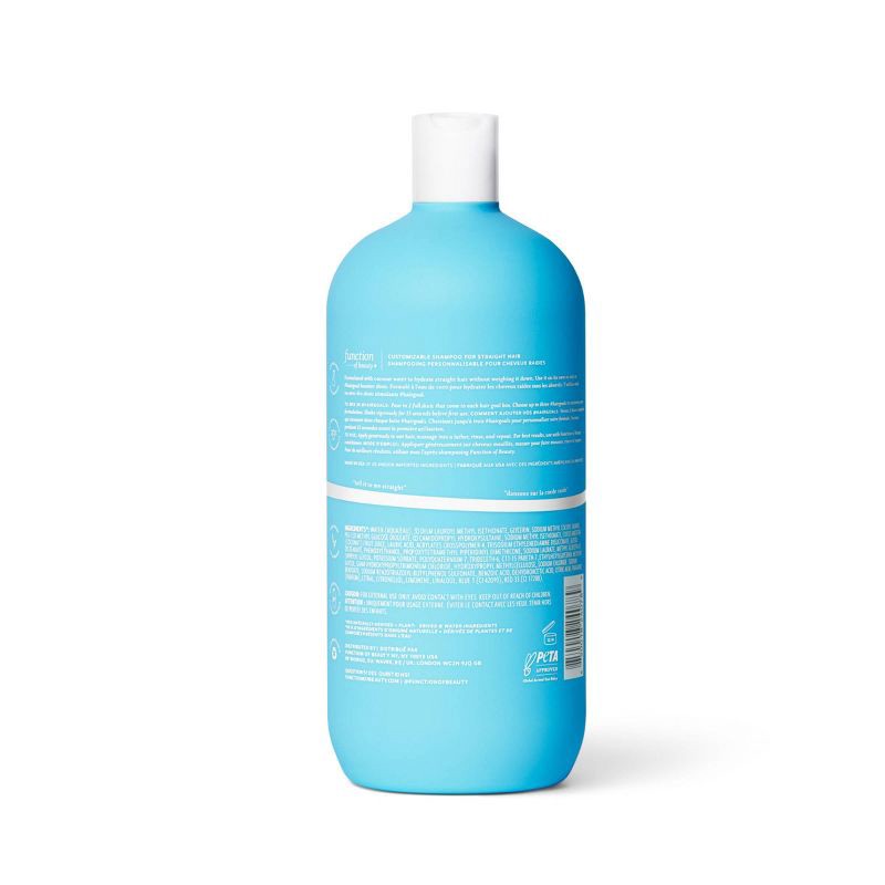 slide 2 of 5, Function of Beauty Straight Jumbo Shampoo - 22 fl oz, 22 fl oz