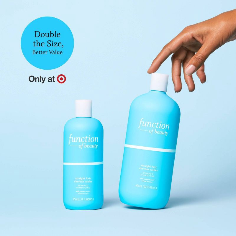 slide 3 of 5, Function of Beauty Straight Jumbo Shampoo - 22 fl oz, 22 fl oz