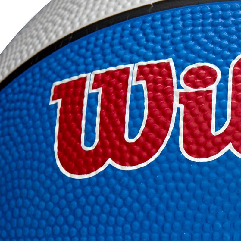 slide 3 of 4, Wilson NCAA Mini Basketball RWB, 1 ct