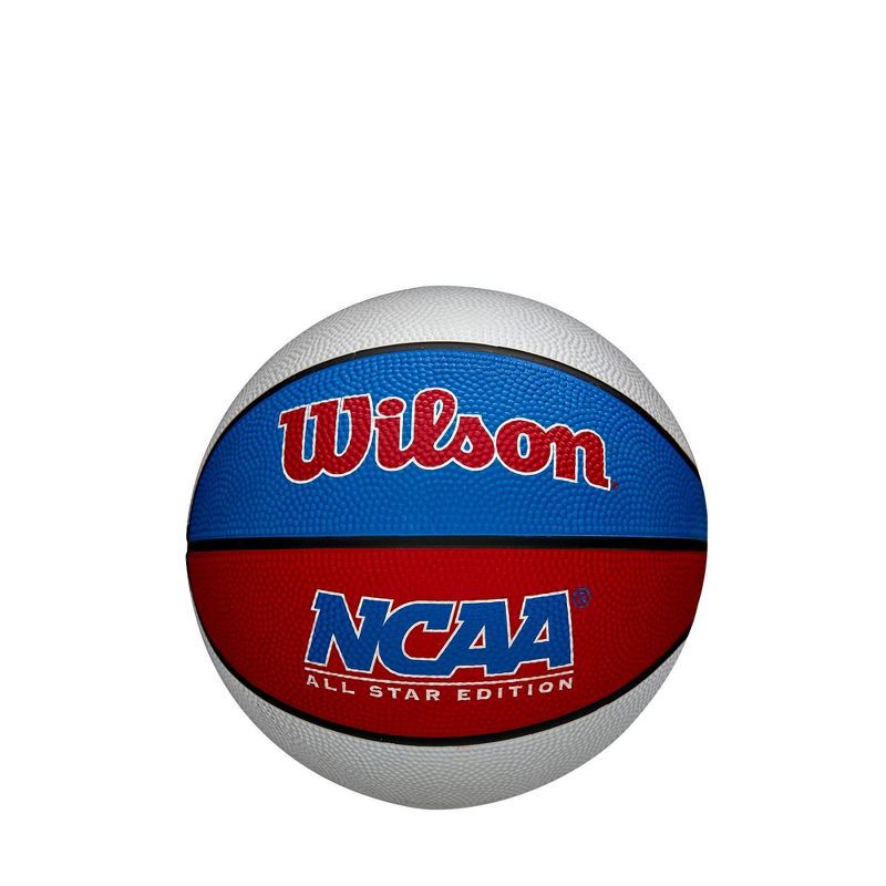 slide 1 of 4, Wilson NCAA Mini Basketball RWB, 1 ct