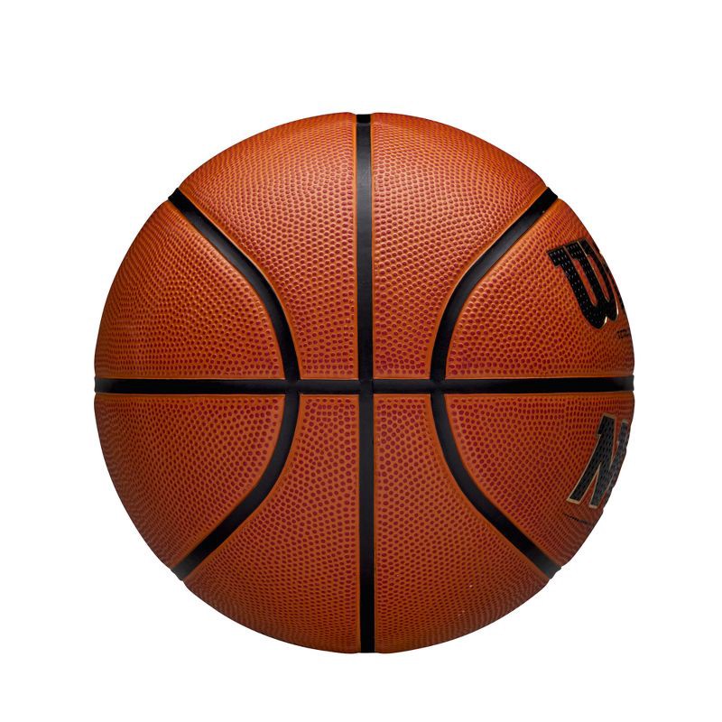 slide 4 of 7, Wilson NCAA Icon Basketball SZ5 - Brown: Youth Sports Ball, Rubber Shell, Butyl Bladder, 1 ct