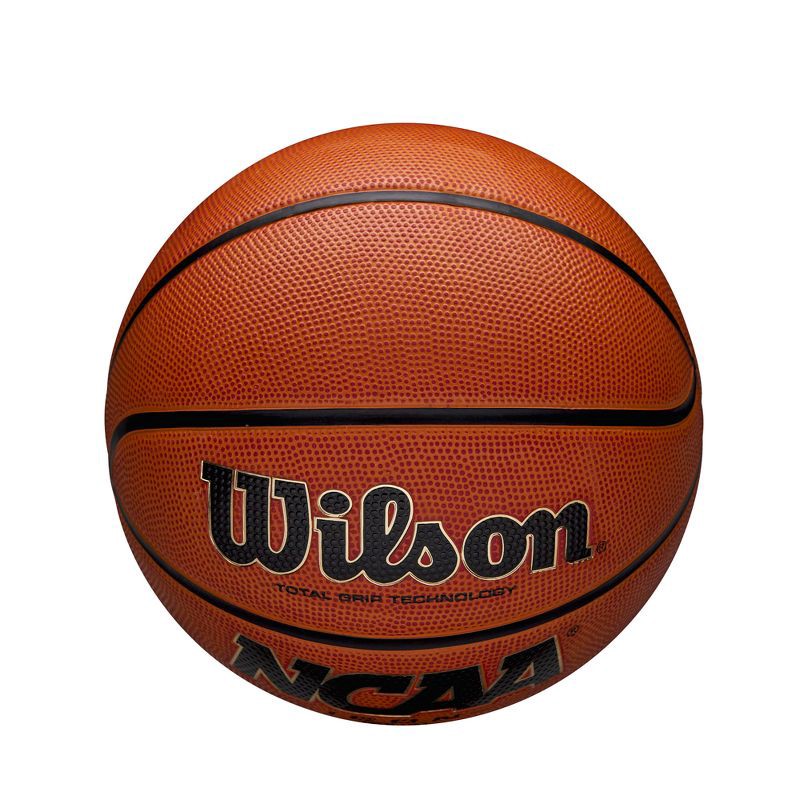 slide 5 of 7, Wilson NCAA Icon Basketball SZ5 - Brown: Youth Sports Ball, Rubber Shell, Butyl Bladder, 1 ct
