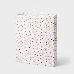 XLarge Polka Dot Gift Bag White - Spritz™